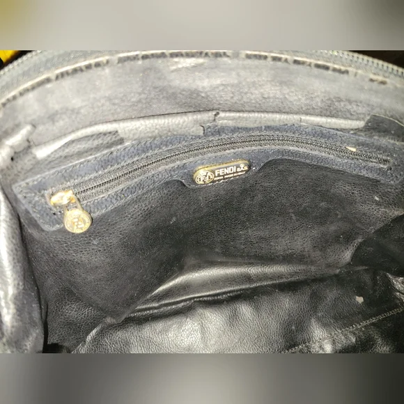 80s FENDI Bag & wallet set in black - Picture 12 of 12